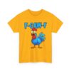 Funny Rooster T-Shirt – "F-CAW-F" Cartoon Chicken Tee - Thumbnail Image 11