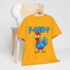 Funny Rooster T-Shirt – "F-CAW-F" Cartoon Chicken Tee - Thumbnail Image 12