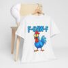 Funny Rooster T-Shirt – "F-CAW-F" Cartoon Chicken Tee - Thumbnail Image 8