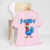 Funny Rooster T-Shirt – "F-CAW-F" Cartoon Chicken Tee - Thumbnail Image 17